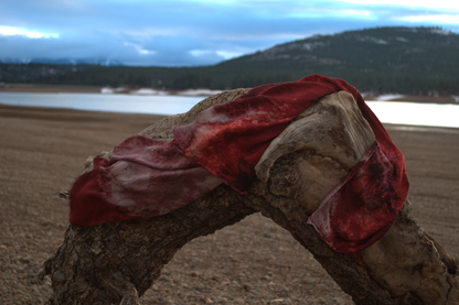 35x35 PINK BLEND SILK SCARF